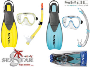 SeacSub Tris Sprint Set Maske, Schnorchel & Flossen -0
