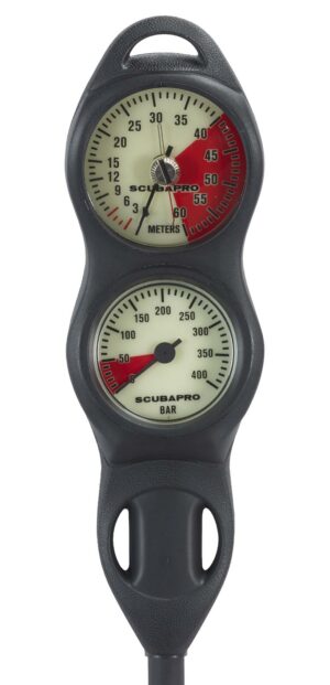 Scubapro Konsole 2 Analog Manometer/Tiefenmesser-0
