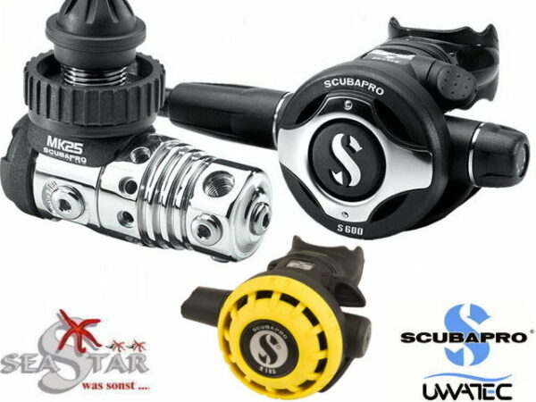 Scubapro MK25 EVO + S600 + R195 Octopus-0