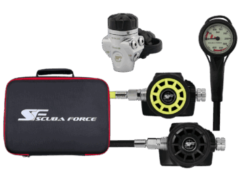 Scubaforce Black Devil Recreational Set I – Komplett-Reglerset incl. Finimeter