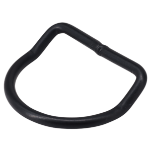 D-Ring 50/5 mm ALU bent BLACK